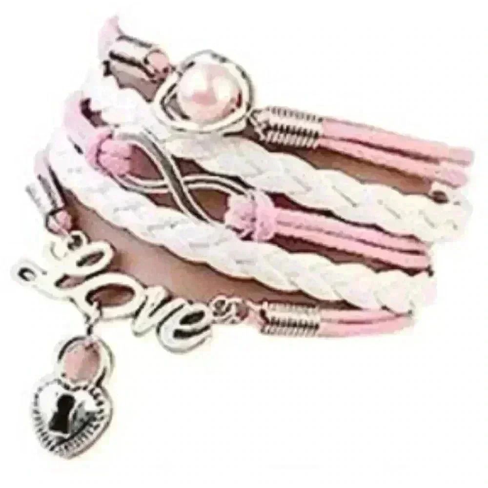 Handmade Braided Multi Layers Vintage Woven Rope Wrap Bracelets